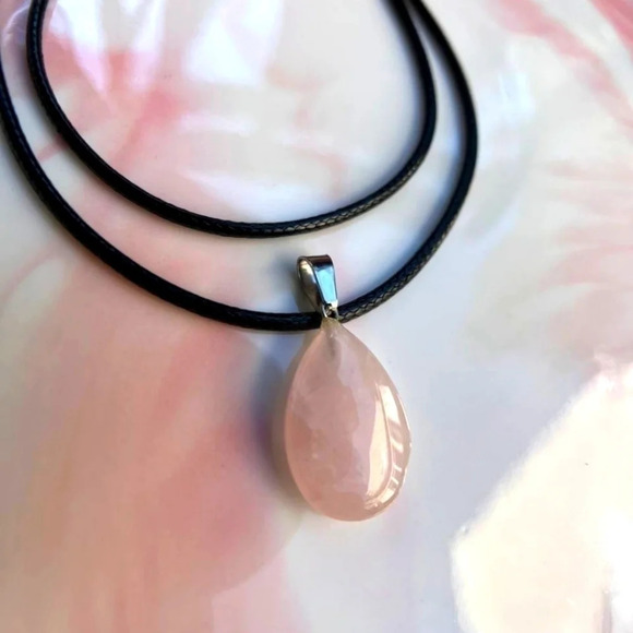 Natural Stone Pendant Necklace - Picture 2 of 2